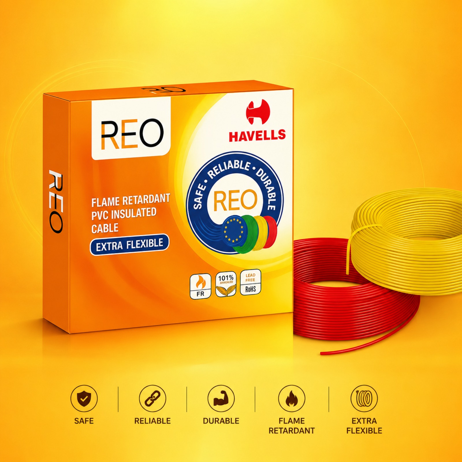 4mm Havells Reo Wire 90mtr